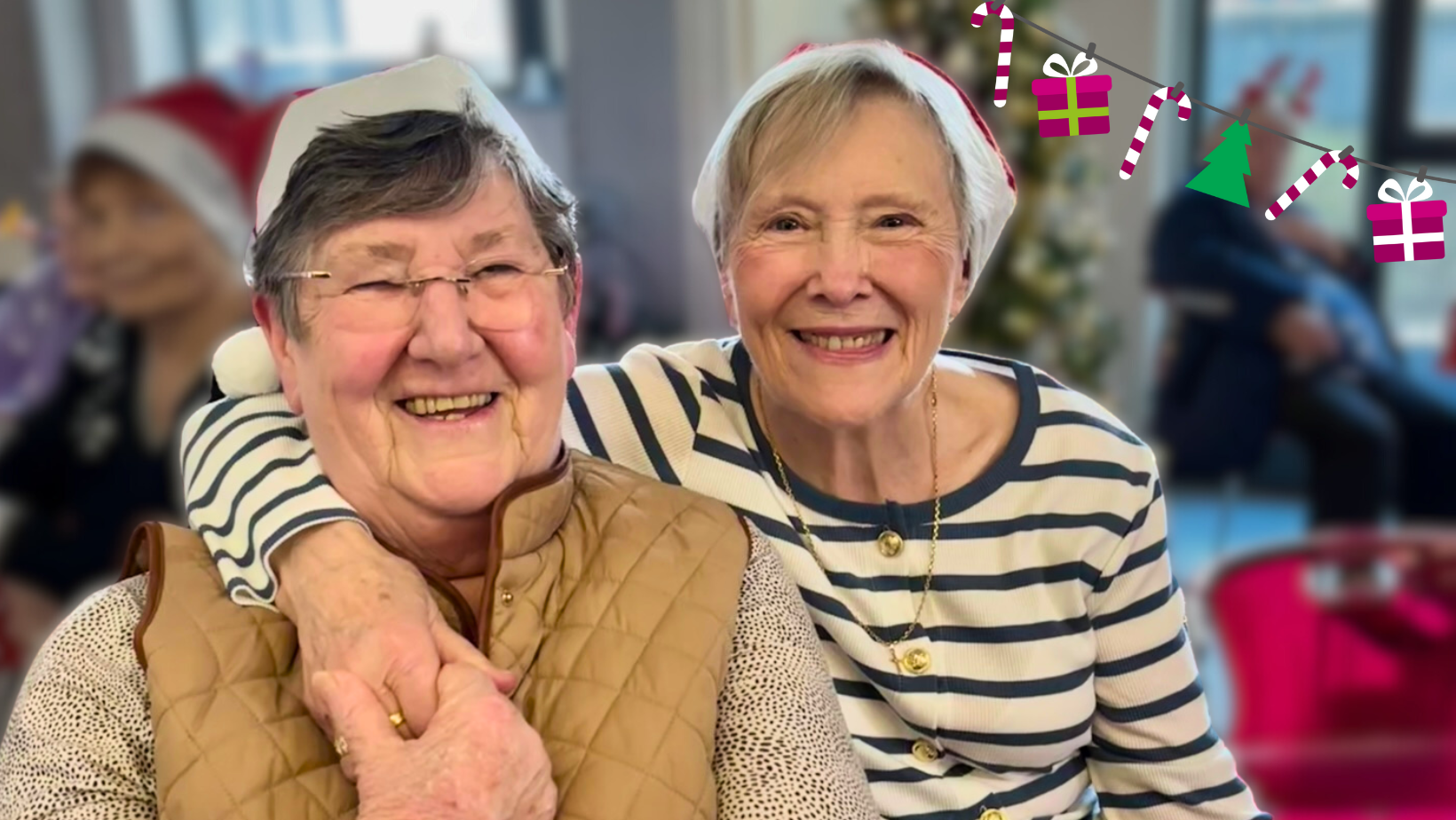 older man on the phone looking away from camera